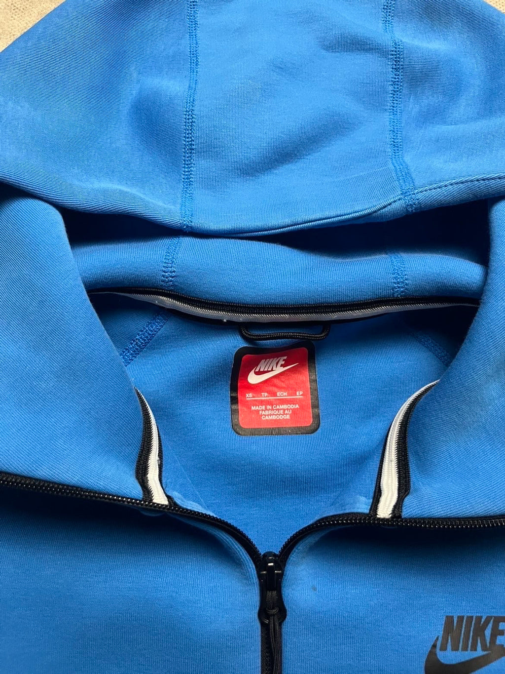 Veste Nike Tech Fleece Bleu